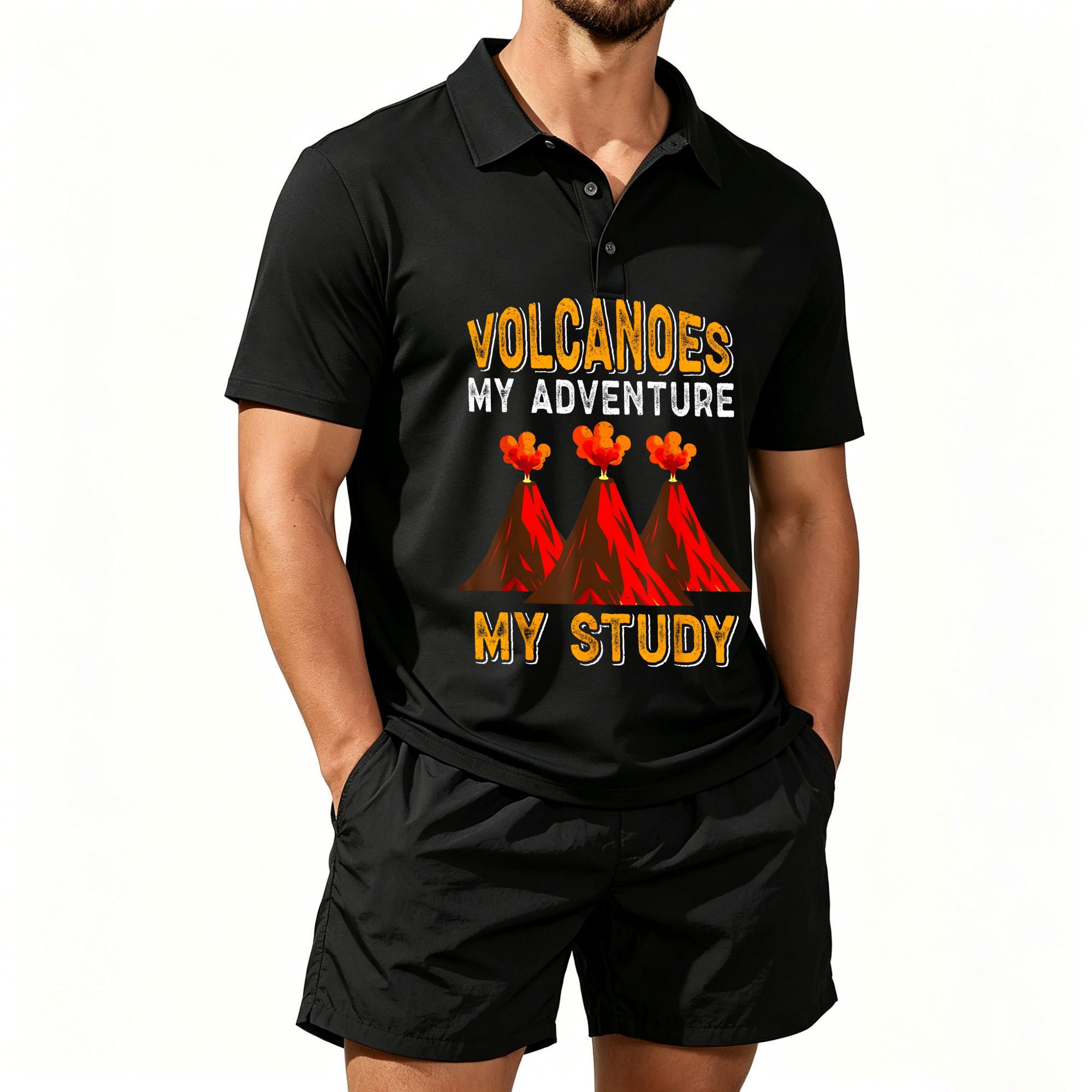 Outdoor Adventures - Мужской комплект поло с короткими рукавами,