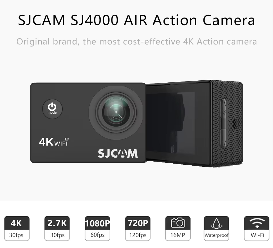 Outdoor Adventure Images - Экшн-камера SJCAM SJ4000 Air с записью