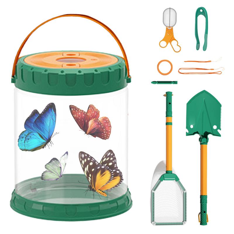 Outdoor Adventure Toys - Выдвижной ловец животных, детский ловец бабочек,
