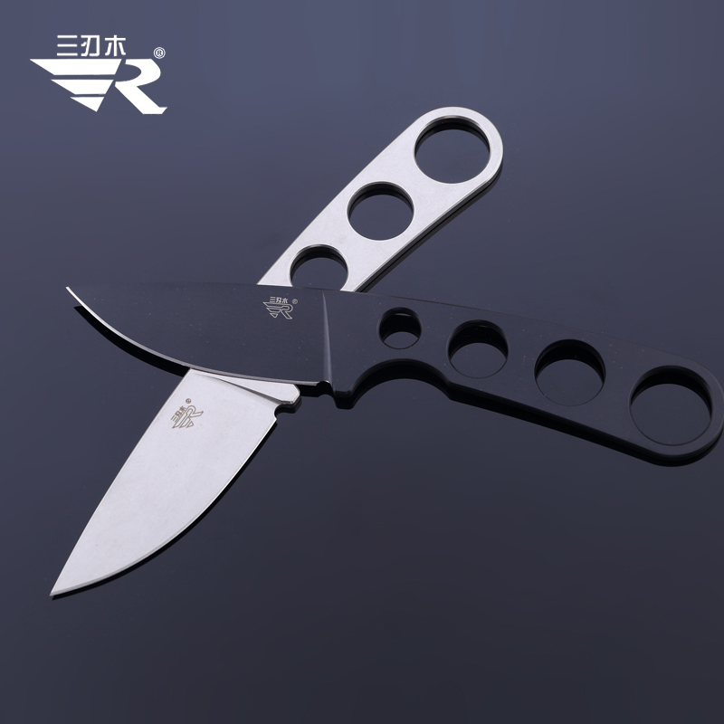 Survival Knife Full Tang - Нож шейный Sanrenmu 7130 с фиксированным