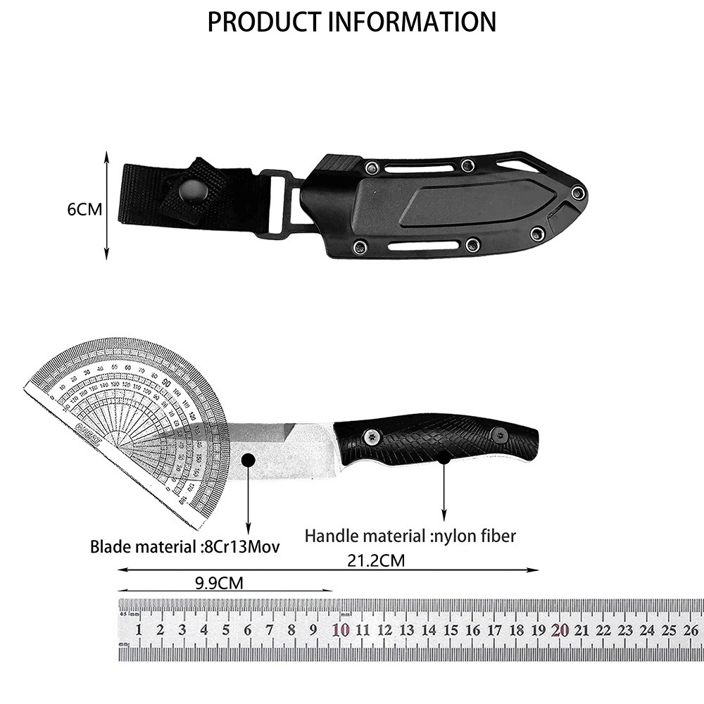 1083 Портативный нож с фиксиро – обзор и цена Survival Knife Full Tang
