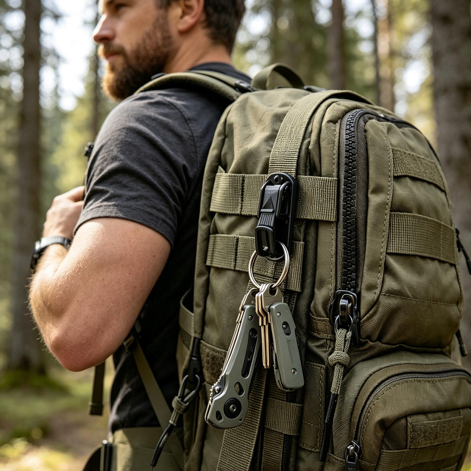 Карабин-держатель для ключей и – обзор и цена Outdoor Adventure Backpack