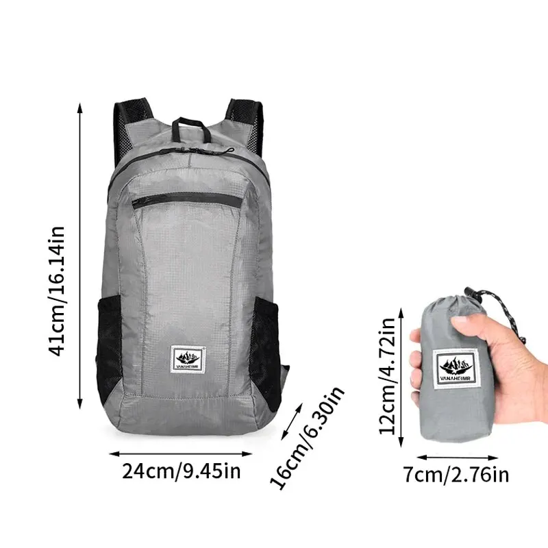 Сверхлегкий складной рюкзак —  – обзор и цена Outdoor Adventure Backpack